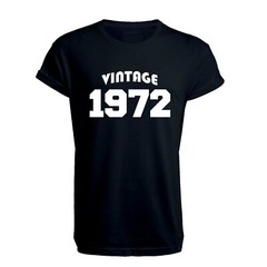 Vintage 1972 T Shirt – 50th Birthday T Shirt, Classic, Gift, Birth Year