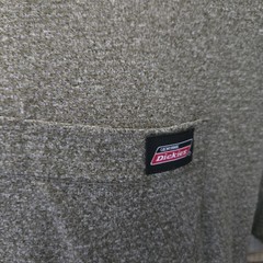 Dickies Shirt Men L GrayCrew Neck crossfit Athletic Training Running