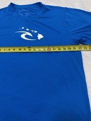 Rip Curl Hawaii XXL Blue Surf Shirt UPF 30 EUC
