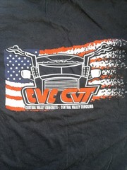 CENTRAL VALLEY CONCRETE & TRUCKING Shirt Black Large (No Tag) Trucker CVC CVT