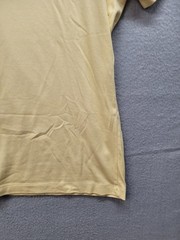 J. Crew Men Shirt L Yellow Crew Neck Short Sleeve Flat Front Breathable Pullover