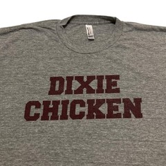 Dixie Chicken Northgate American Apparel Tri-Blend T-shirt XL Heather Gray