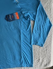 Habit Hooded Shirt Men’s 2XL Blue Hooded Performance Wicking UPF Stretch *Flaw
