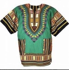 #1 Best Quality Unisex African Bright Dashiki 100%Cotton Shirt Variety Colors.
