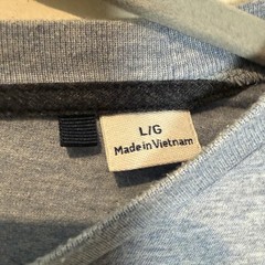 Original Penguin Shirt Mens Large Blue Colorblock Long Sleeve Pocket Logo Tee