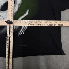 Fashion Victim Alien Point Shirt Large 1995 Single Stitch Glow in the Dark Faded
