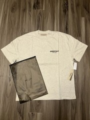 Fear of God Essentials T-Shirt SS22 Light Oatmeal Gray – 100% Authentic (XL)