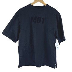 Mode Of One Mens Relaxed Fit M01 T-Shirt Deep Black Cotton Short Sleeve S NEW