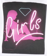 Diamond Supply Co Neon Girls Tee 2XL White Deadstock New In Bag