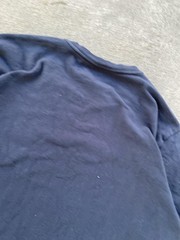 Columbia Shirt Mens Womens Uni Small Black Stretch Crewneck Cotton Casual Vintag