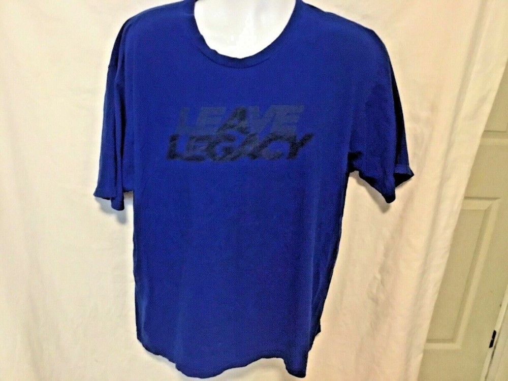 The Go To Tee Royal Blue TShirt T Shirt Sz 2X Cotton Mens Leave Legacy