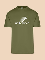 UNISEX MEN WOMENS TEE TSHIRT NO BALANCE FALL OVER RUNING GIFT EXERCISE OUTDOORS