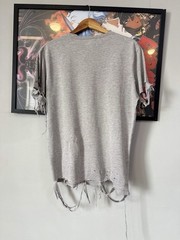 Vintage Diesel Thrashed White T Shirt Stained Distressed 100% Cotton Medium