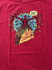 Marvel Deadpool Taco Graphic T-Shirt Red XL Lootcrate Short Sleeve Tee