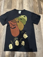 VINTAGE The Beatles Rubber Soul 2005 Graphic T-shirt Men Medium Black Music