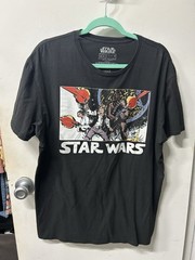 Unisex Star Wars Graphic Tee Black XL 46/48 T-Shirt 16/18 (44”-46” chest)