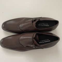Donald J Pliner Men Sergio-TK Monk Strap Shoes 15M Expresso Brown Italian New