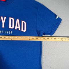 Happy Dad Full Send T-Shirt Adult Large Blue Nelk Boys Graphic Logo YouTube