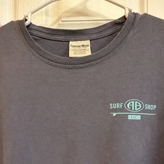 ComfortWash Men’s Gray AB Surf Shop Graphic Crew Neck Short Sleeve T-Shirt XL