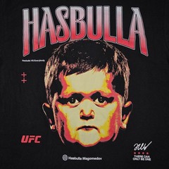 NWT Hasbulla T-Shirt XL UFC Official Licenced Product Magomedov VS Everybody