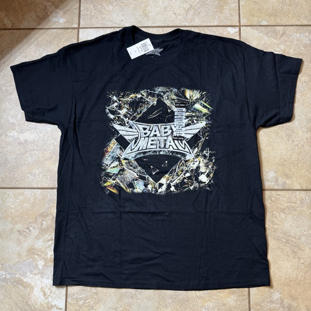BABYMETAL METAL FORTH Album Cover T-Shirt X-LARGE New With Tags