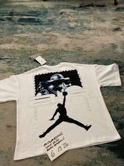 NWT Nike Air Jordan Jumpman “Air” White Graphic Loose Fit T-Shirt Men’s Sz M