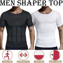 CGTFY Gynecomastia Compression Tank Top Men Classic Athletic Body Shaper Vest US