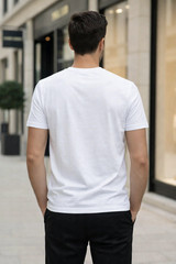 Pierre Cardin Original Men’s T-Shirt – White – Paris Logo Lettering – New