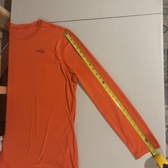 Reel Life Shirt Mens XL Orange Fish Ocean Outdoor Tee Surf Pullover Top JJ-5