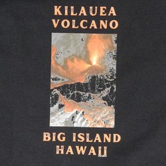 Kilauea Volcano Mens TShirt XL Black Big Island HI Hawaii Lava Kona Marlin