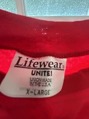 Vintage Labor Union US Mail Carriers Lifewear Unite T-Shirt Adult Size XL New