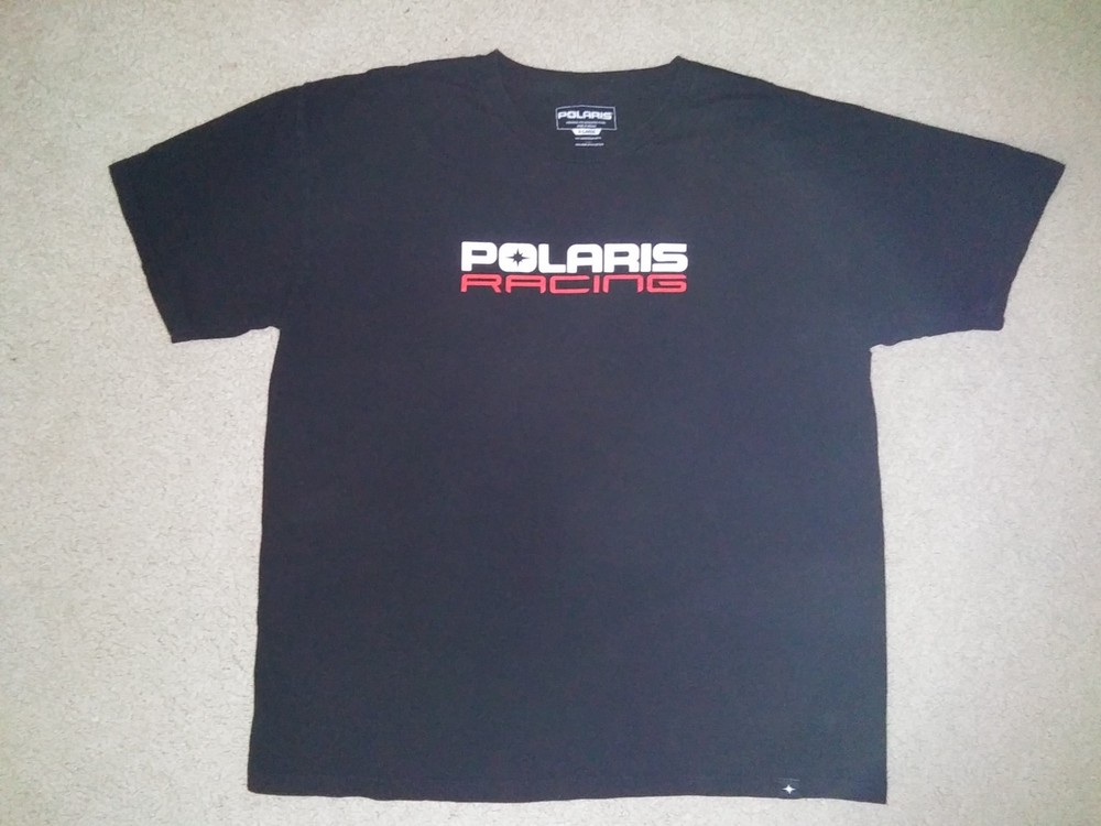 Polaris Racing Mens Tshirt – Snowmobiles ATVs Off Road Powersports Vehicles Tee