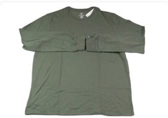 George Men’s Pick Color Long Sleeve Crew-Neck Solid Plain T-Shirts Tee: S-XL