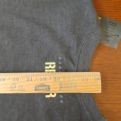 Ariat Rebar Men’s Large Grey Short Sleeve Work T-Shirt Charcoal Heather New