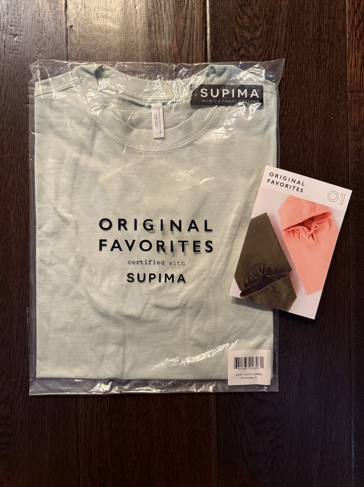Original Favorites 100% Supima Cotton – Seafoam Green – Sizes – T Shirt Blank