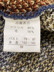 Disney VINTAGE Knit Sweater (Thick) Medium Acrylic Blue