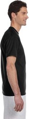 Champion Basic T-Shirt Black Men’s Short Sleeve Crew Neck Tag Free 100% Cotton