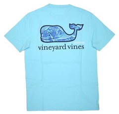 NWT Vineyard Vines Men SS Whale Pocket Crew T-Shirt Tee “BONEFISH WHALE FILL”