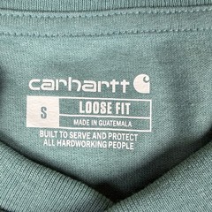 Carhartt Men’s S Loose Fit Pocket Henley T-Shirt Summer Blue Heather NWT TK0084