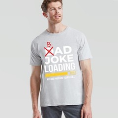 Dad Joke Loading Mens T Shirt Fathers Day Daddy Funny Bad Joke Tee Gift Top