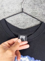 Revenge Storm T Shirt Mens L Black Spell Out Logo Short Sleeve Cotton Crewneck