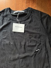 NEW Alexander Wang DTC High Twist Pocket Tee Tshirt Men’s Large Black UCC3211014