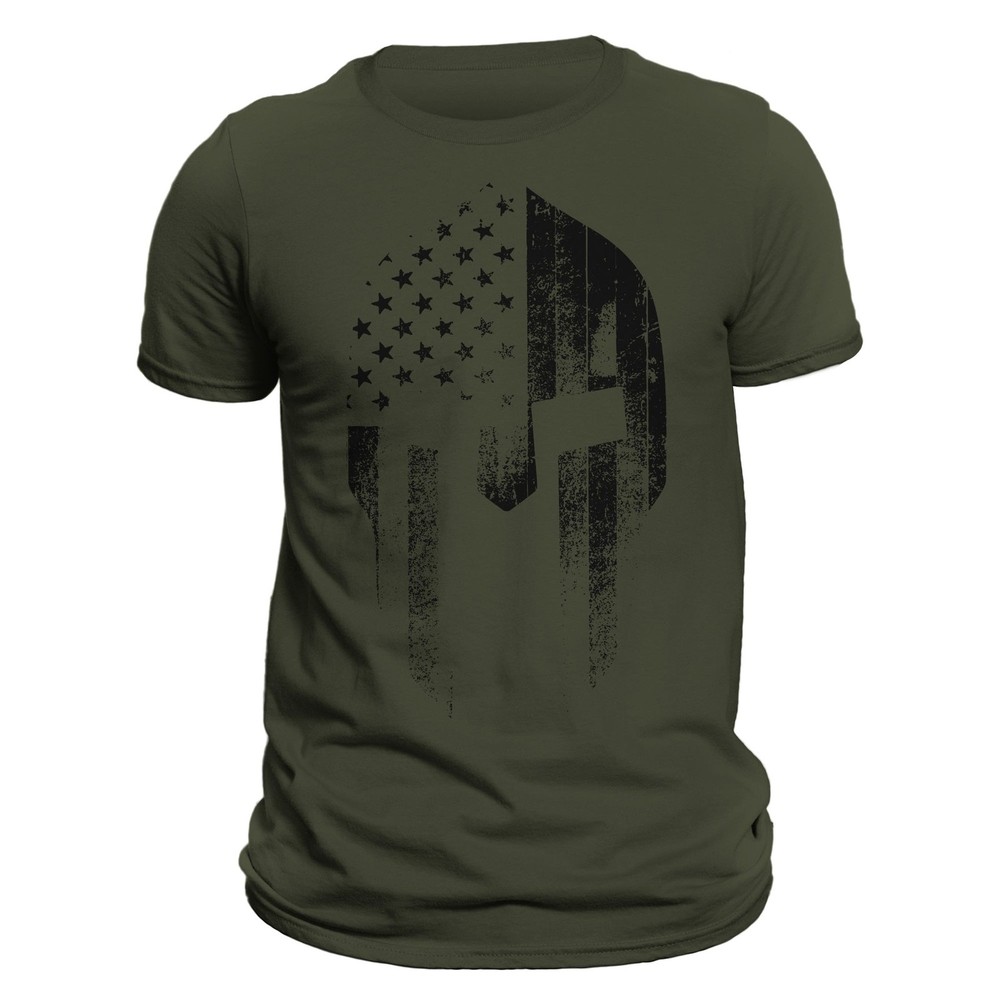 Spartan 2.1 USA Patriotic Men’s Graphic T-Shirt