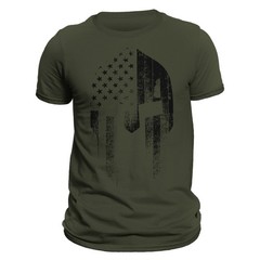Spartan 2.1 USA Patriotic Men’s Graphic T-Shirt