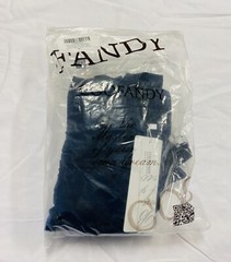 Men’s Coofandy Short Sleeve V-Neck Zipper T-Shirt Navy Blue XL