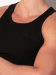 CODE22 Comfort Stretch Vest, Breathable Modal, Sleeveless, Round Neck, Racerback
