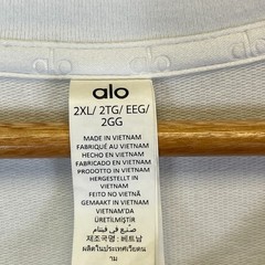 Alo Yoga Double Take T-Shirt Men’s 2XL White Short Sleeve Heavy