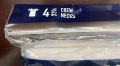 Stafford 4-Pk Men’s Medium Ultra Soft 100% Cotton Crew Neck T-Shirt White
