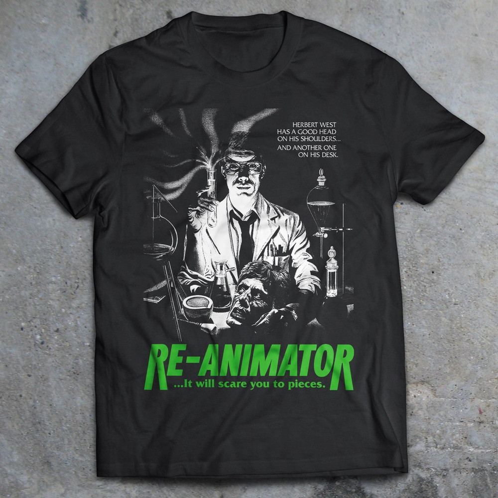 Re-Animator 1985 Horror Movie T-Shirt, 80’s Horror Shirt, Lost Boys, Unisex tee