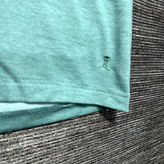 Lands’ End T Shirt Men’s 2XL Green Stretch Soft Short Sleeve